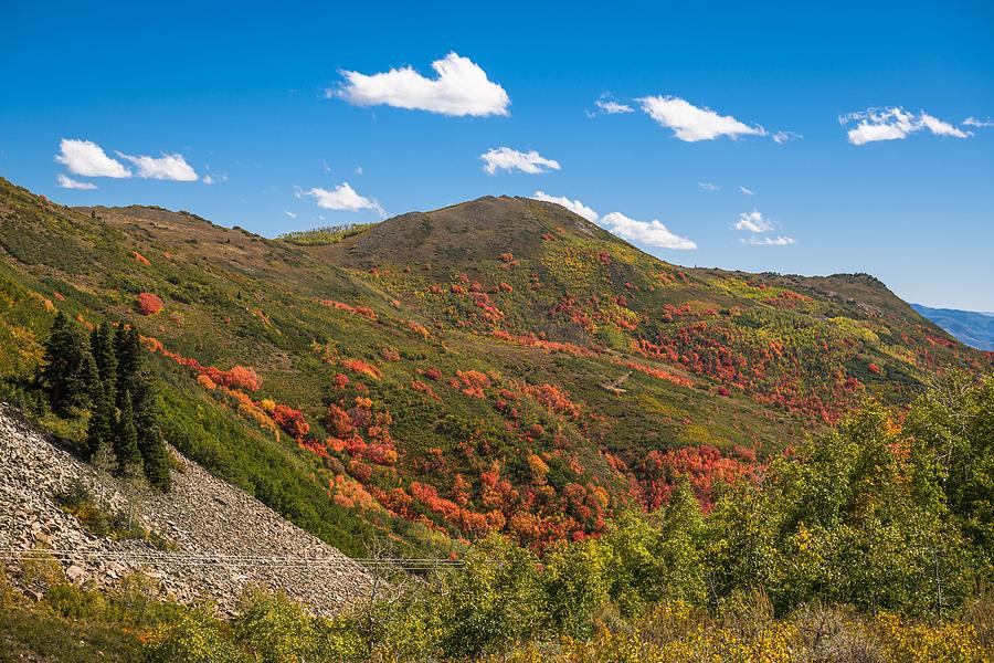 Fall Photograph - Park City, Utah, Usa Scenic Landscape by Sean Pavone