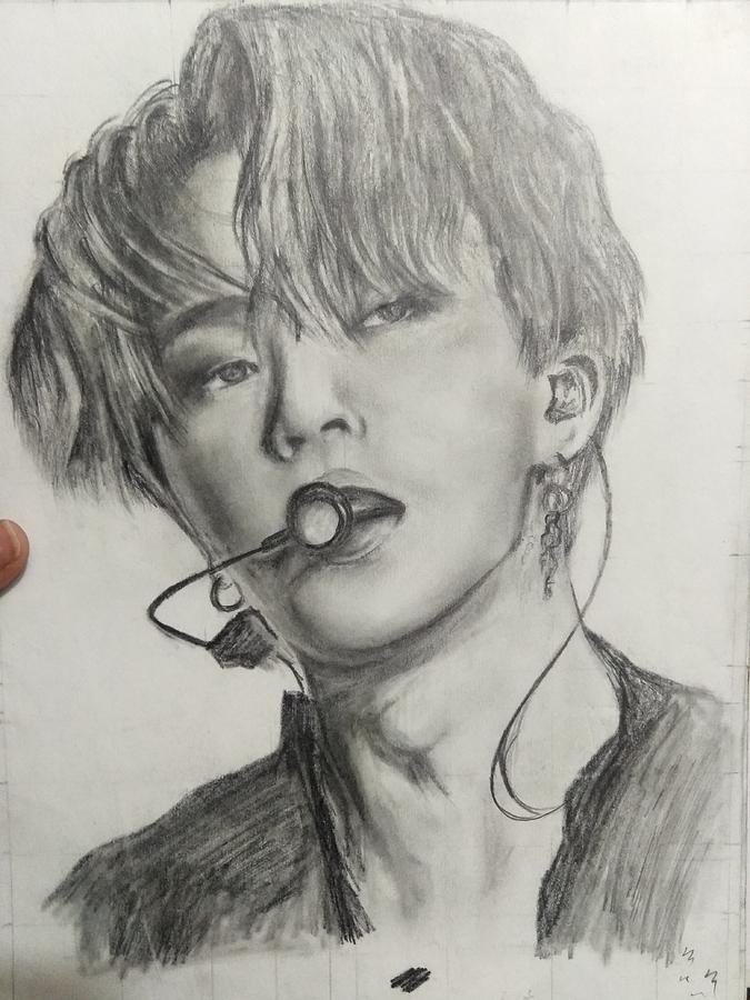 Park Jimin Bts Drawing By Minie Pandey