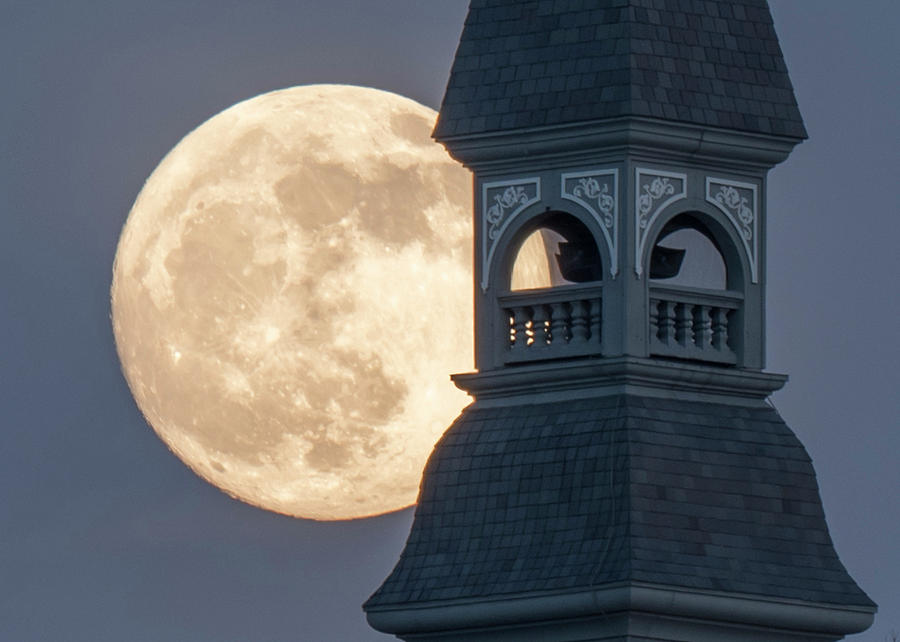 Park University Moonrise Photograph by Steve Ferro