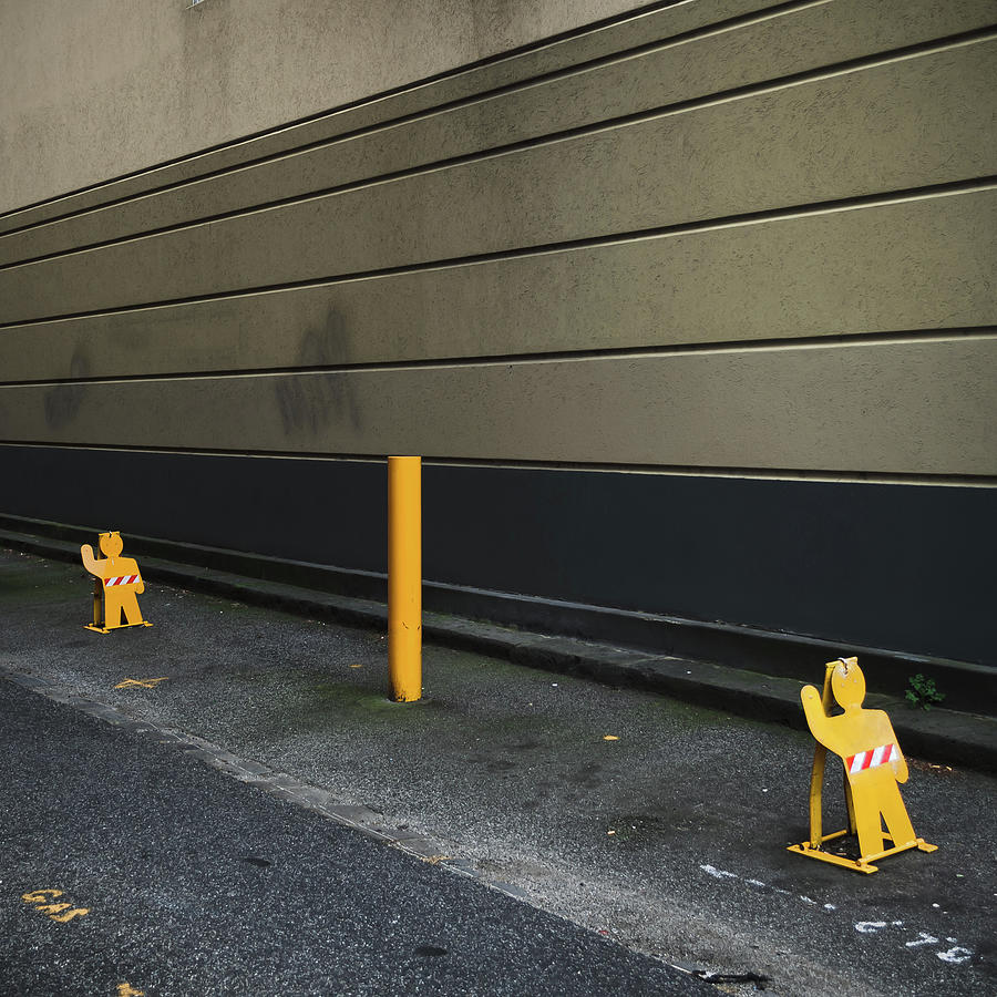 Parking Guards Humanoid Photograph by John Abbate