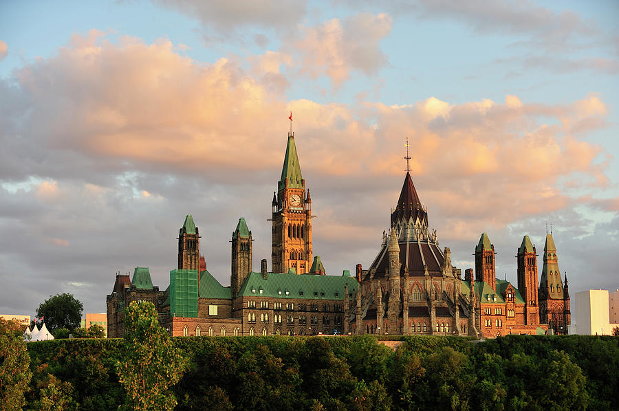 Parliament Building In Ottawa, Onratio Photograph by Serega