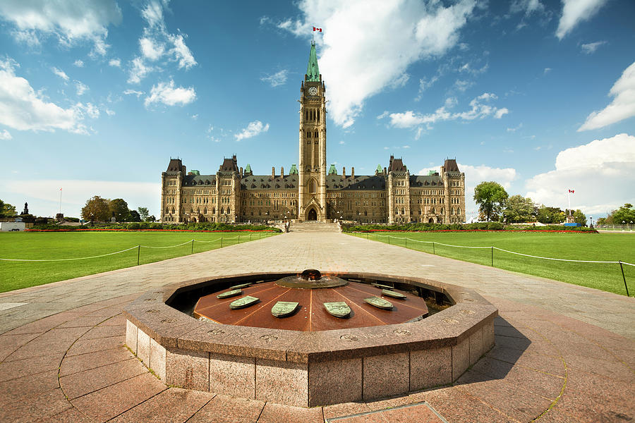Parliament Hill In Ottawa Photograph by Pgiam