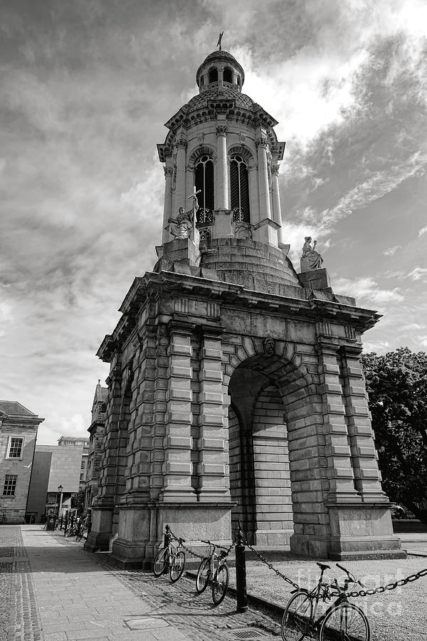Parliament Square Campanile at Dublin Trinity College Photograph by Olivier Le Queinec