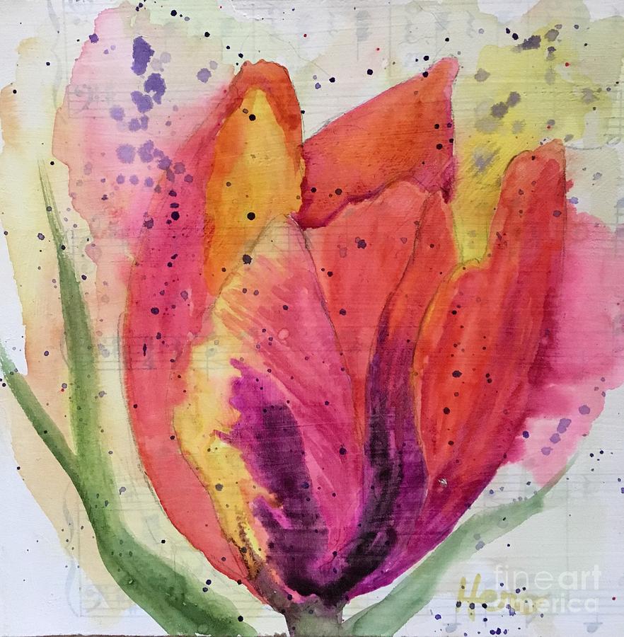 Parrot Tulip 1 by Marcia Hero Parrot Tulip 1 by Marcia Hero