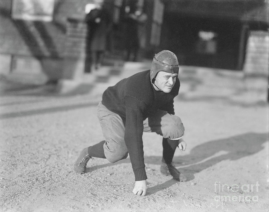 Parson Playing Tackle Position Photograph by Bettmann