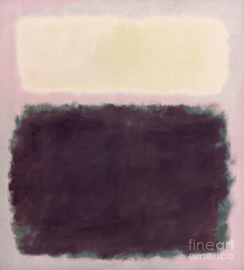 Part of Our World - abstract Rothko style by Vesna Antic Painting by Vesna Antic