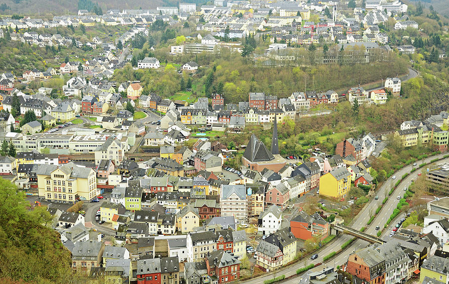 Part Of The City Idar-oberstein Germany Photograph by Knaupe