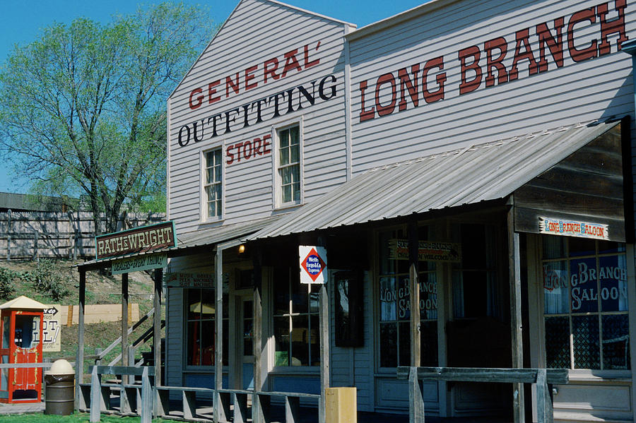 Old bar at the Boot Hill museum, Dodge City, Kansas - KANS505