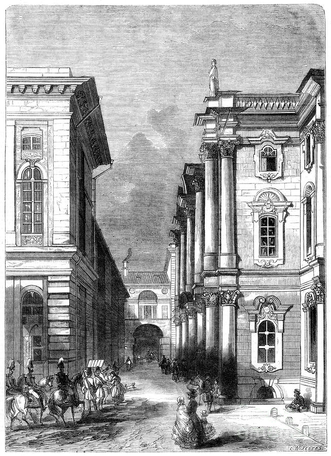 Part Of The Imperial Palace At St Drawing by Print Collector