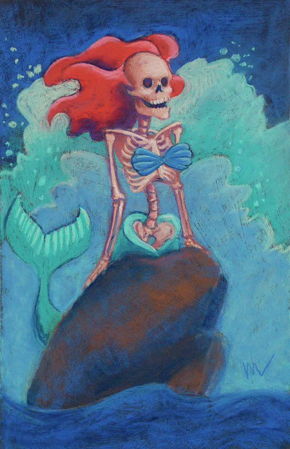 Skeleton Photograph - Part Of Your (skelly) World by Marie Marfia Fine Art
