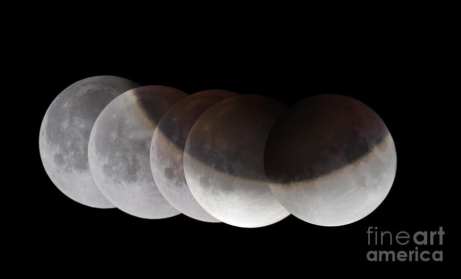 Partial Lunar Eclipse Of July 2019 Photograph by Juan Carlos Casado (starryearth.com) / Science Photo Library