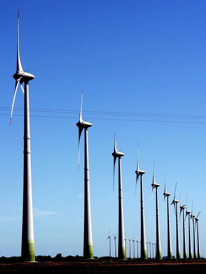 Partial View of Wind Power Plant Photograph by Jamil Bittar - Fine Art ...