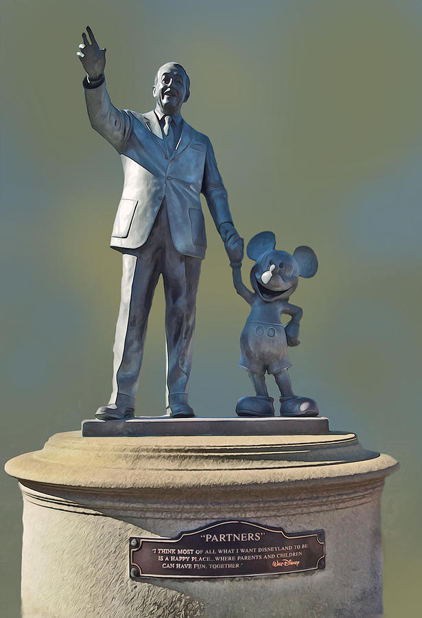 Partners Statue Disneyland by Anthony Jones Partners Statue Disneyland by Anthony Jones