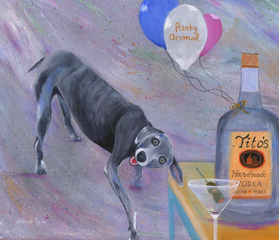 Party Animal Painting by Jamie Frier