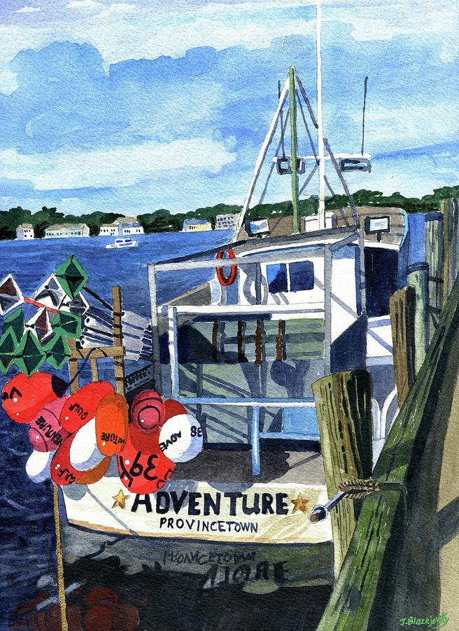 Adventure Provincetown Painting by Jeff Blazejovsky