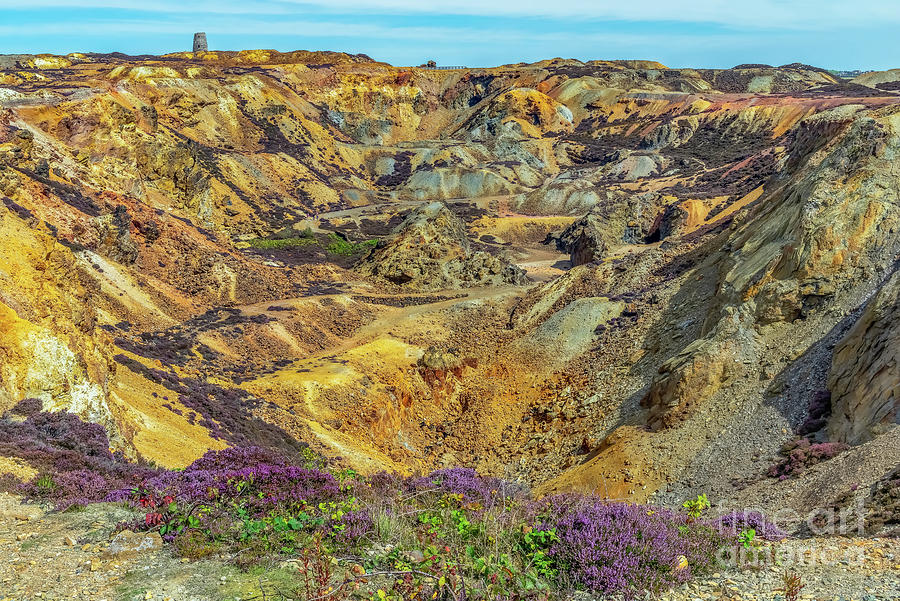 Parys Mountain Mine Wales Photograph by Adrian Evans