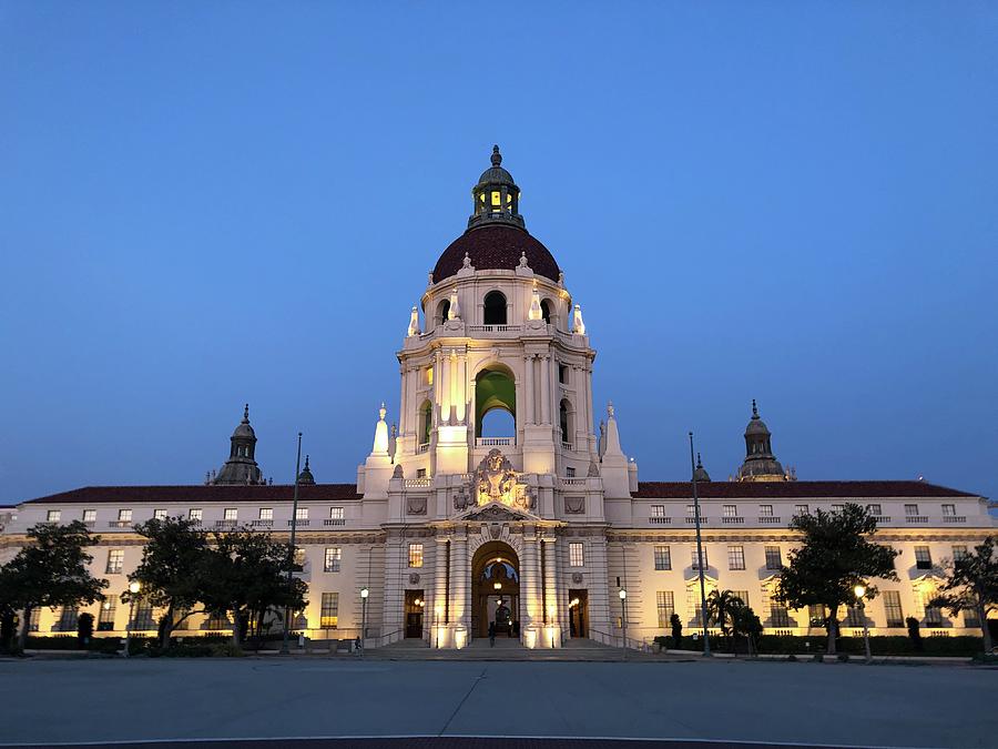 Pasadena City Hall at Dusk Photograph by Melissa OGara - Fine Art America