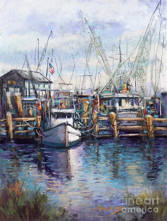 Pass Christian Harbor Painting by Dianne Parks