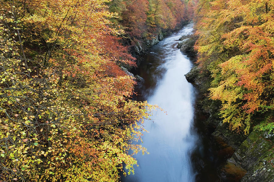 Pass Of Killiecrankie In Autumn Photograph by Northlightimages