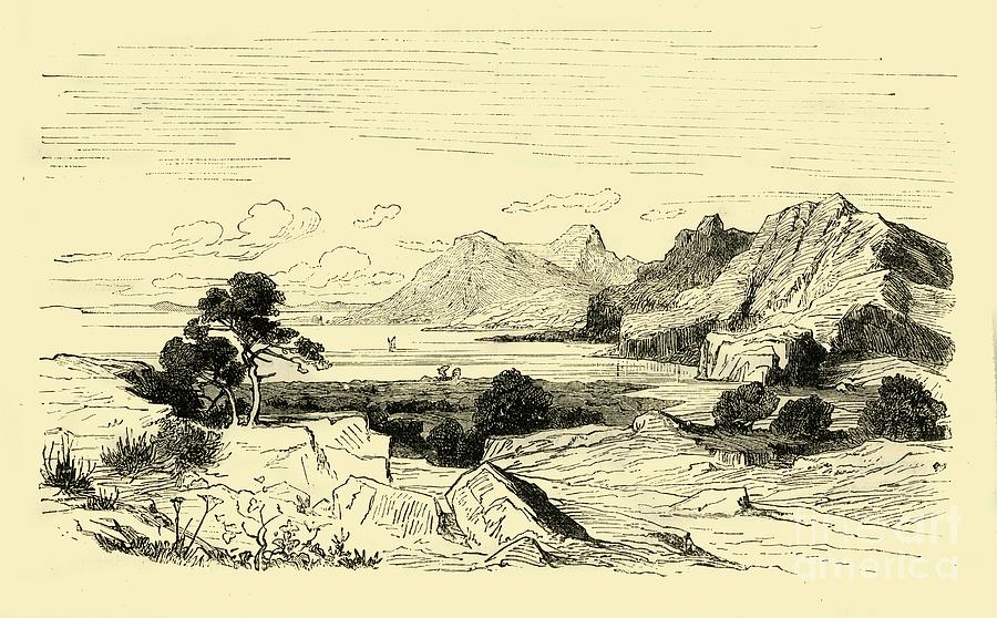 Pass Of Thermopylae Drawing by Print Collector