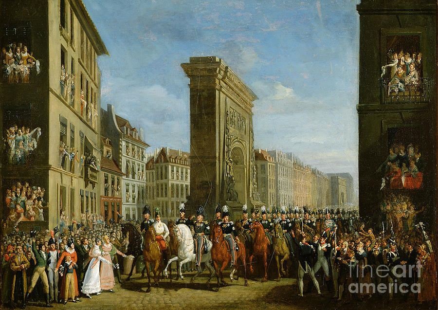 Passage Of Allied Sovereigns In Front Of The Porte Saint-denis, 31st ...