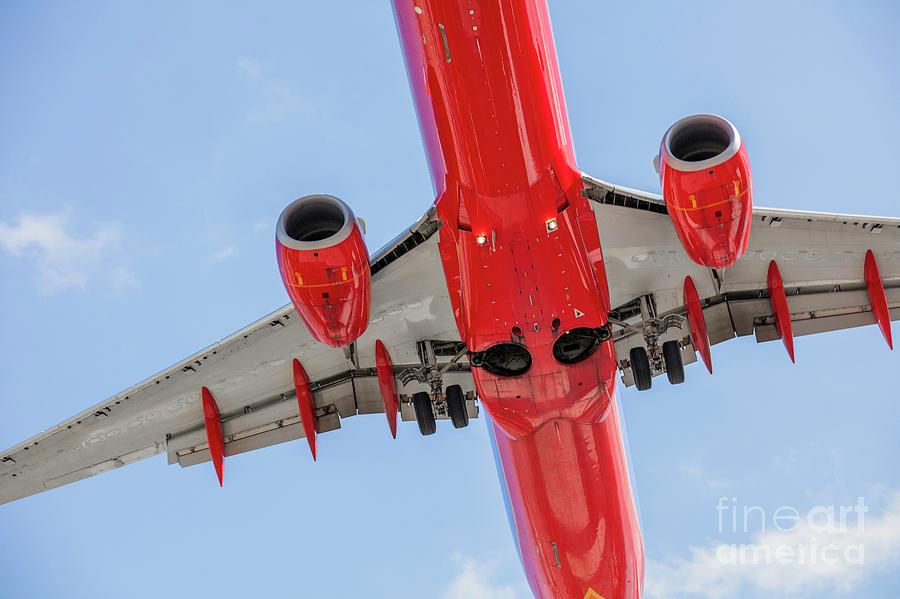 Passenger Jet Seen From Below Photograph by Photostock-israel/science Photo Library