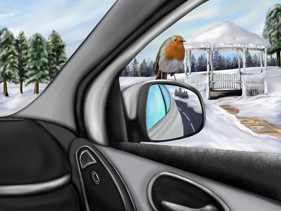 Passenger on a Sunday Drive Digital Art by Mark Taylor