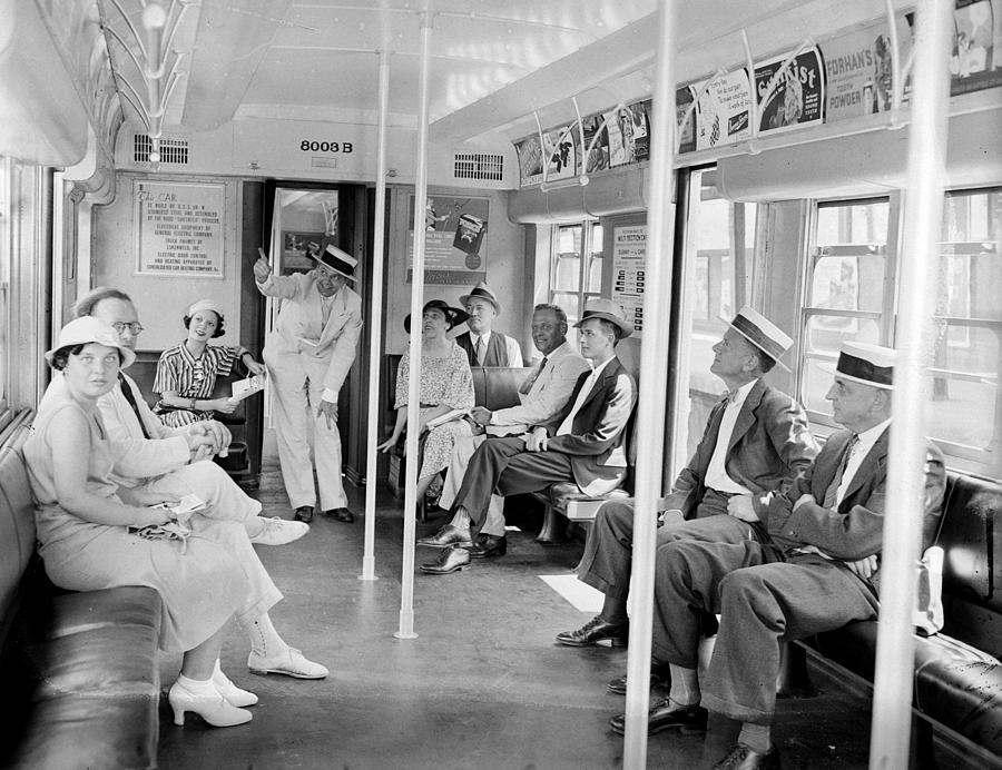 Passengers Traveling From Brooklyn To Photograph by New York Daily News Archive
