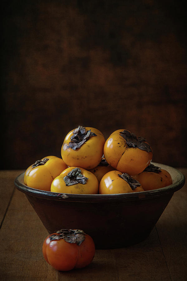 Passion Fruit In A Antique Bowl Photograph by David Milnes