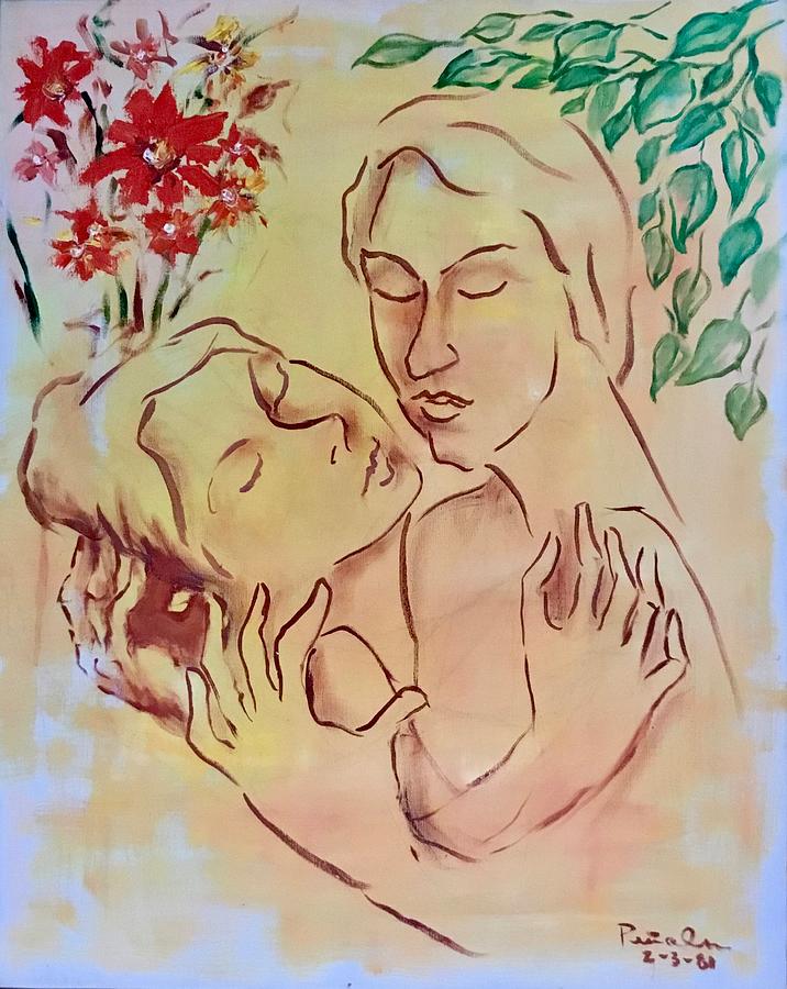 Passionate Embrace Painting by Ricardo Penalver deceased