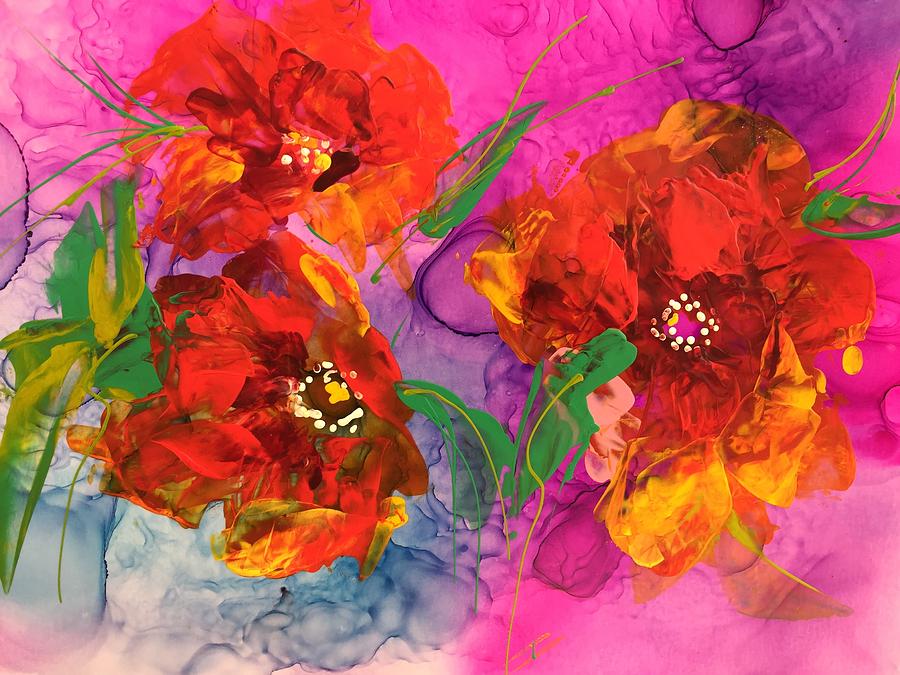 Passionate Joy  Painting by Bonny Butler