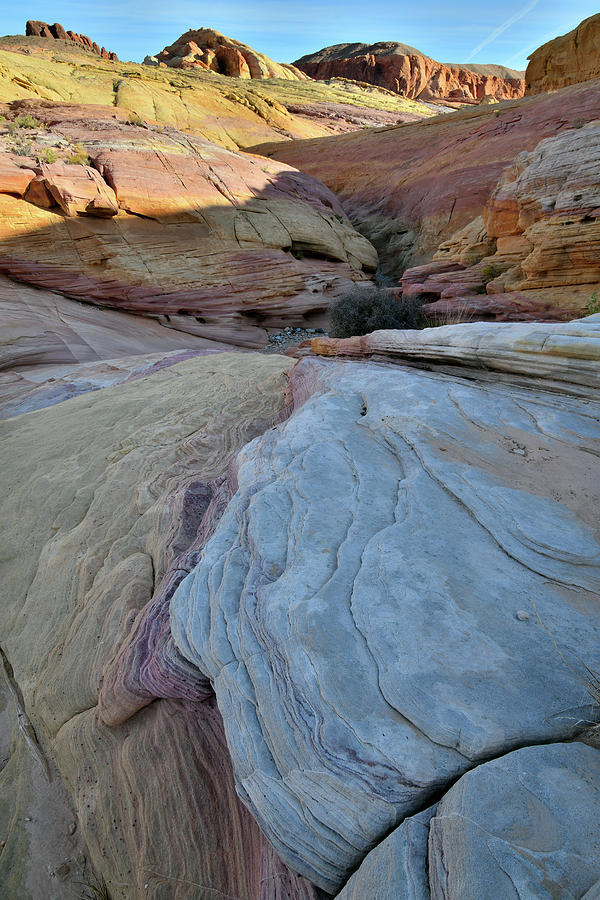 Pastel Canyon in Valley of Fire State Park Photograph by Ray Mathis