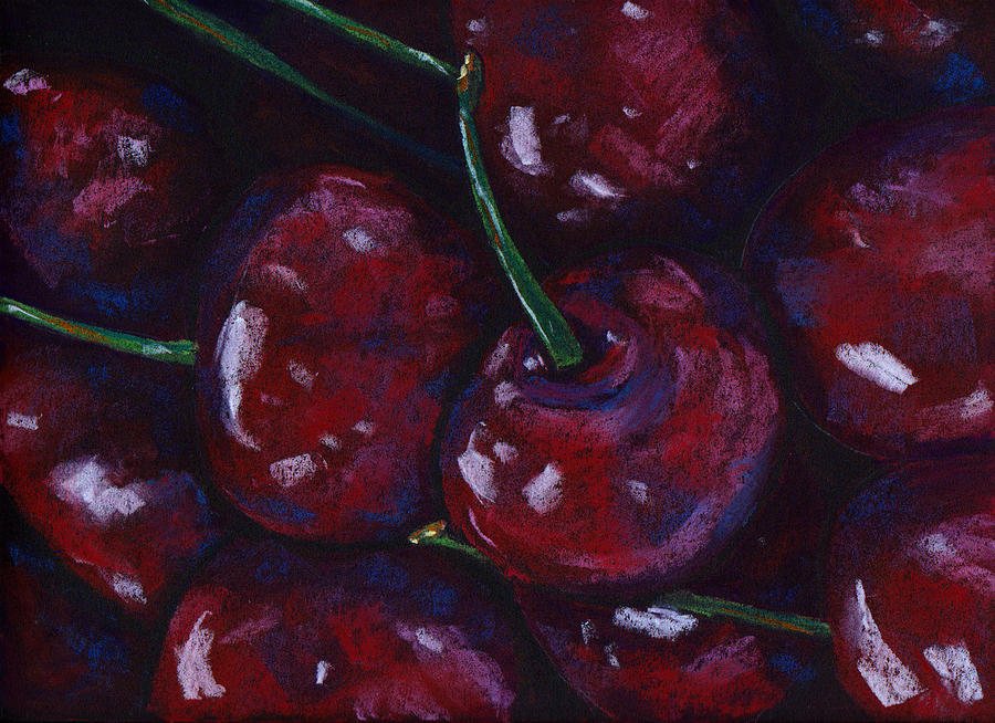 Pastel Cherries Painting by Jay Johnston - Fine Art America