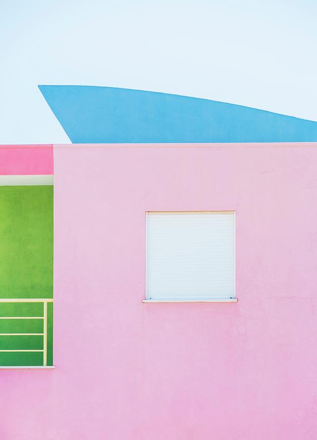 Pastel Colored House With Closed Photograph by Edpics - Fine Art America