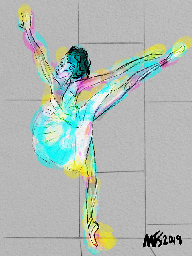 Pastel Dancer by Michael Kallstrom Pastel Dancer by Michael Kallstrom