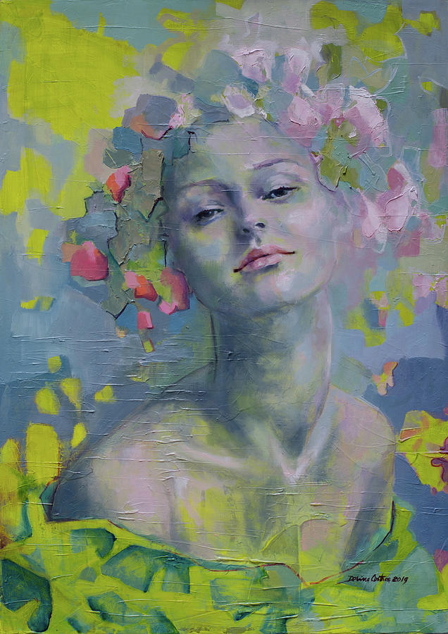 Pastel Painting by Dorina Costras