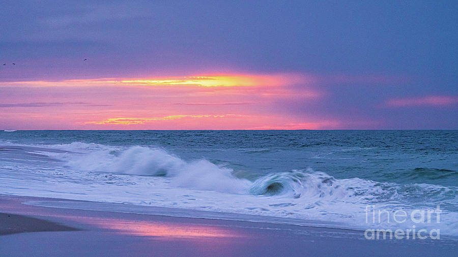 Pastel Morning Wave Photograph by Sean Mills