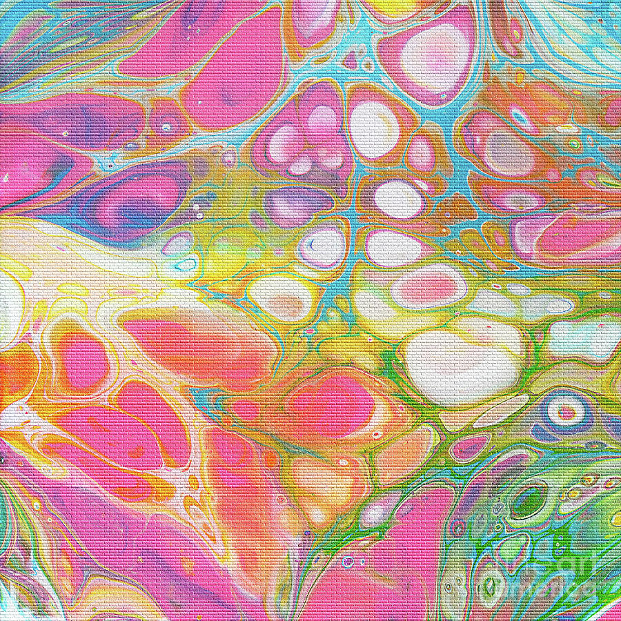 Abstract Painting - Pastel Pattern 3 by Nikki Menner by Kaye Menner