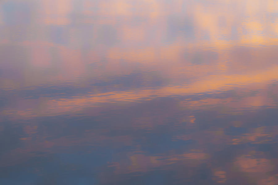 Pastel Reflection On Water Photograph