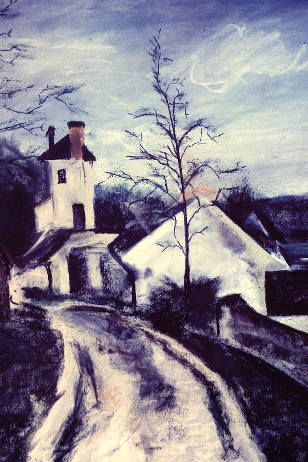 Pastel Study from Europe Painting by J Vincent Scarpace