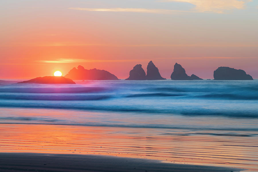 Oregon Coastal Sunset Photograph by Scott Slone