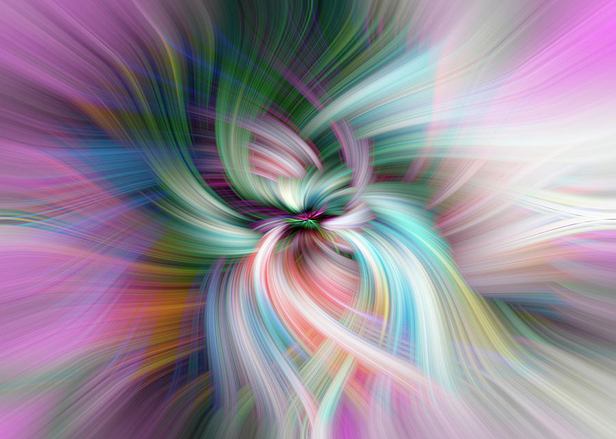 Pastel Swirl Photograph by Maria Coulson