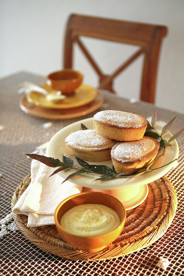 Pasticciotti Leccesi short Bread Tartlets Filled With Cream, Italy Photograph by Viola Cajo