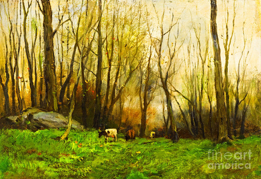 Pasture in the Bronx Painting by Peter Ogden