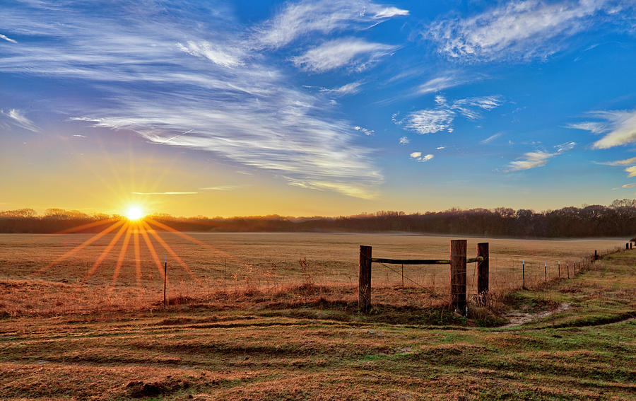 Pasture Sunrise Photograph By Mike Harlan Fine Art America 8823