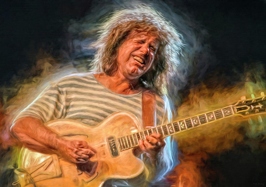 Music Photograph - Pat Metheny Musician by Mal Bray