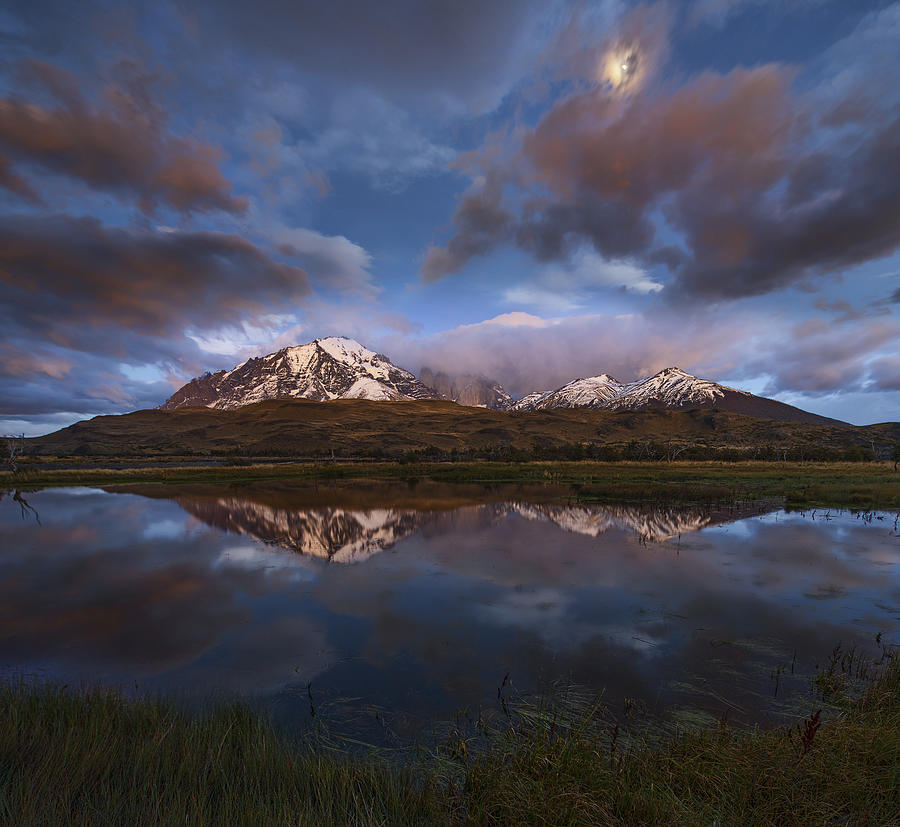 Mountain Photograph - Patagonia: Dance Of The Clouds by Yan Zhang