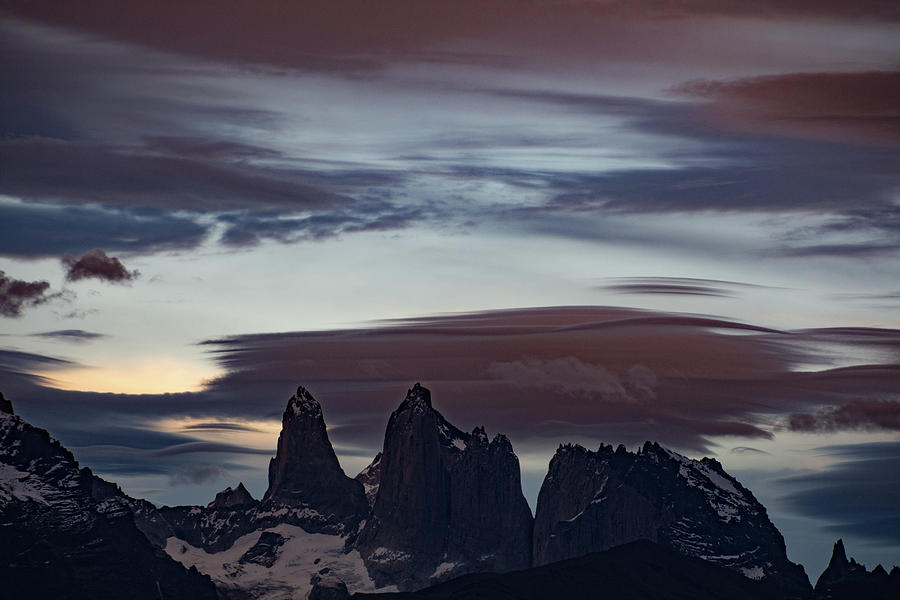 Patagonia Nightfall Photograph by Mark Hunter