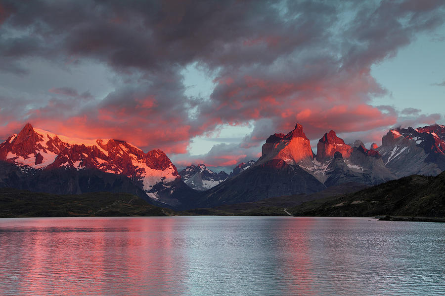 Patagonian Fireworks Photograph by Sandra Kreuzinger Patagonian Fireworks Photograph by Sandra Kreuzinger