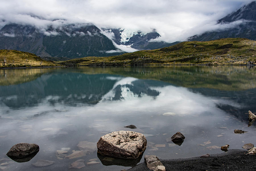 Patagonian Lake Photograph by Mark Hunter
